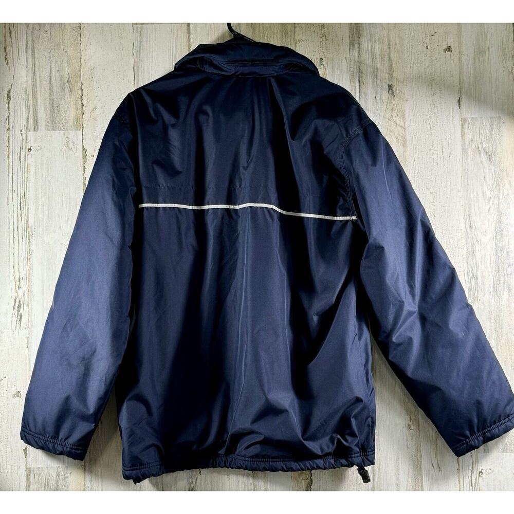 Basic Editions Men’s Collared Work Jacket Navy Bl… - image 6